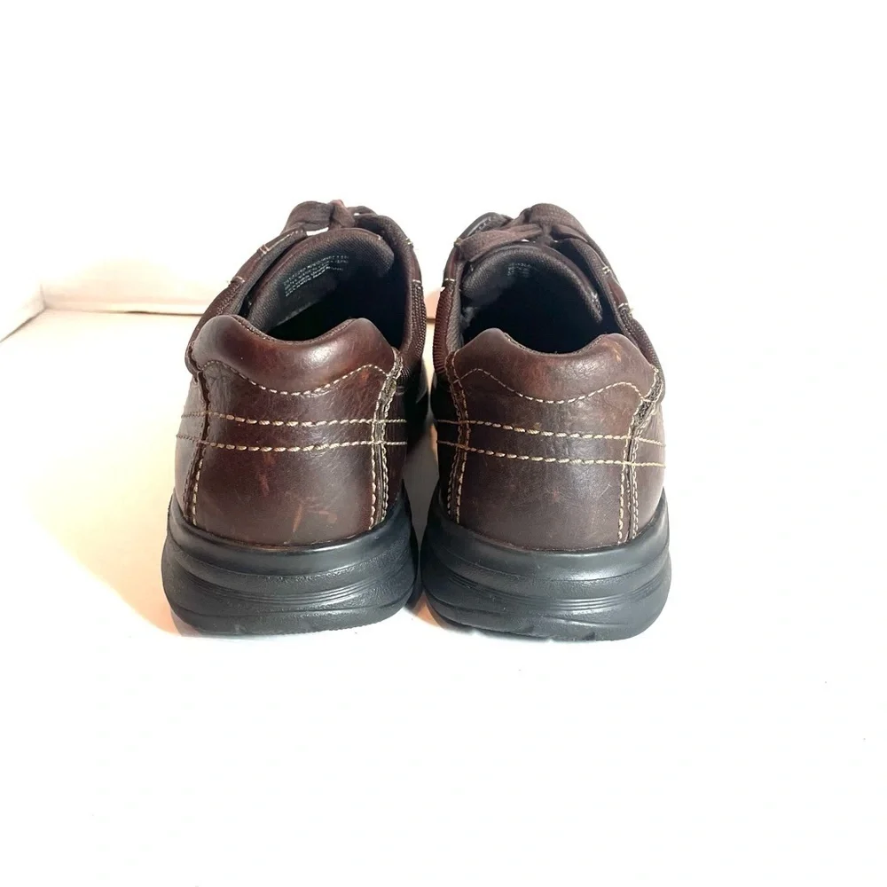 Clarks Sherwin Limit Brown Leather Oxford Timeless Casual Comfort Size 11 Medium